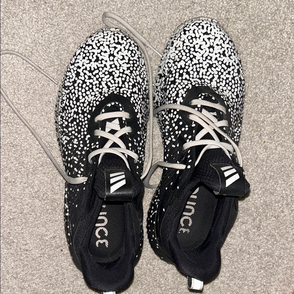 Adidas Monochrome Patterned Sneakers
